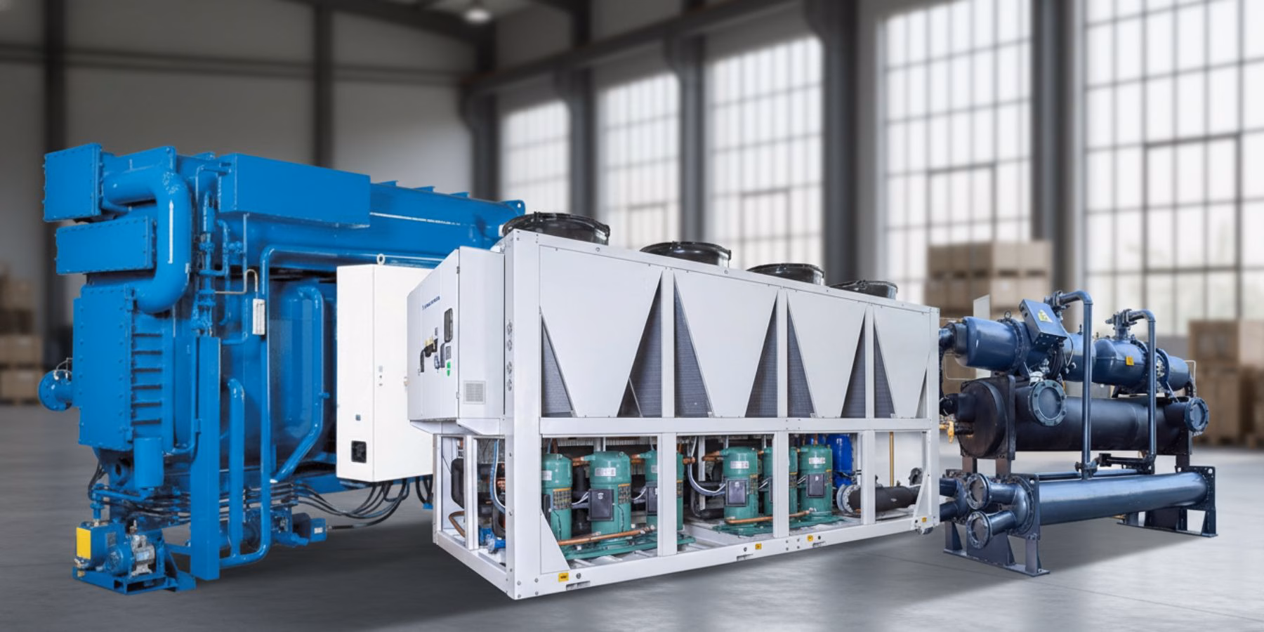 Різні типи чіллерів