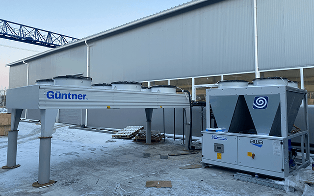 Чиллер для ТПА в системе с драйкуллером