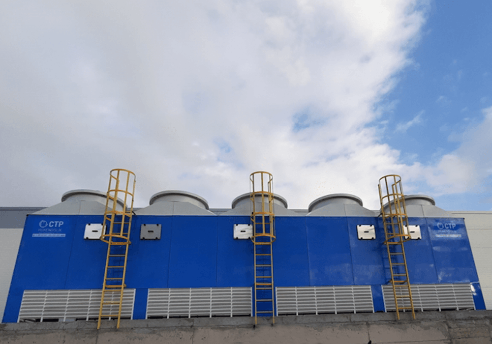 Испарительная вентиляторная градирня CTP QFRP