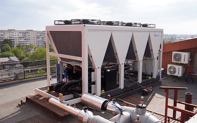 установленная система кондиционирования воздуха