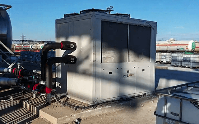 Низкотемпературная система охлаждения углеводородов