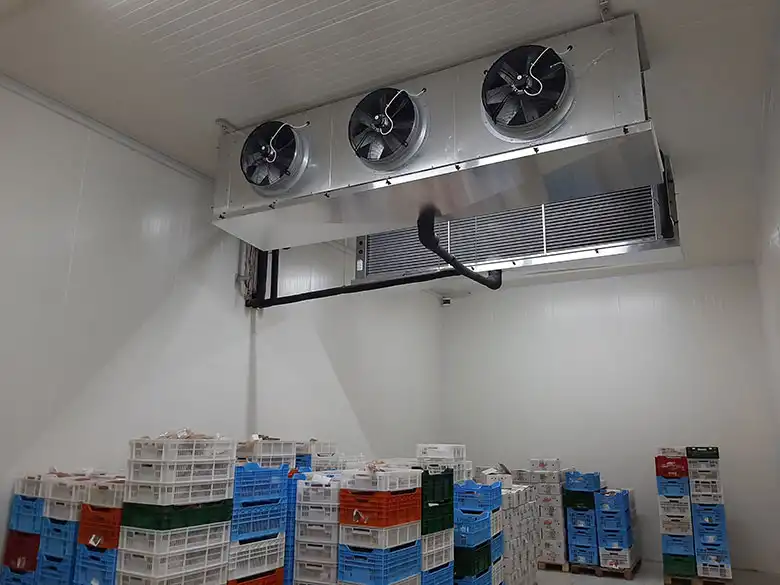 Двухкаскадная холодильная установка для камеры заморозки