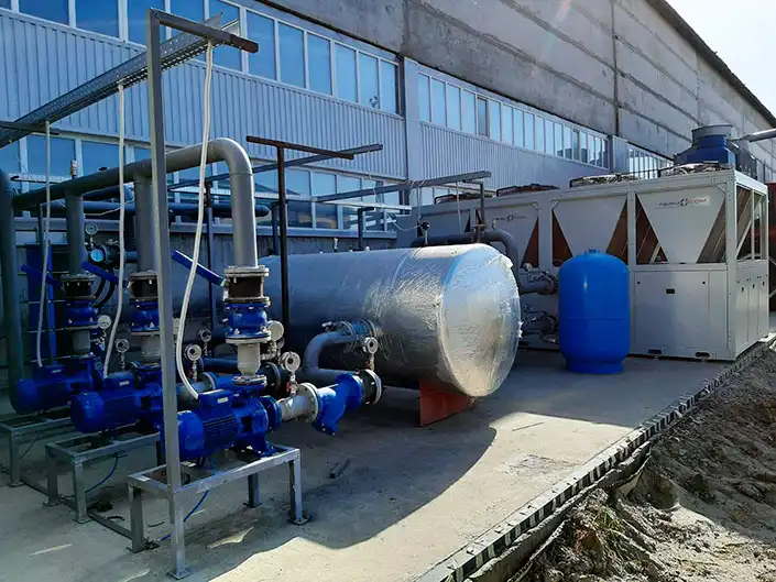 Система охлаждения индукционной печи