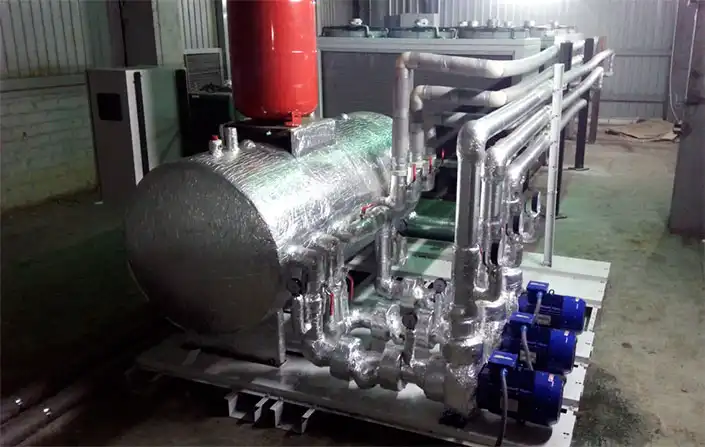 Охлаждение закалочной ванны