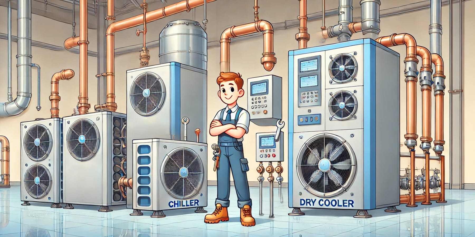 Чем отличается чиллер от драйкулера