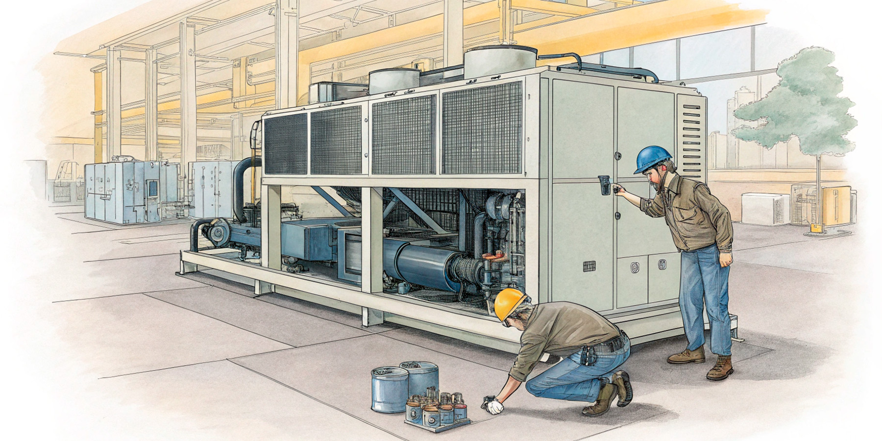 Почему не включается чиллер