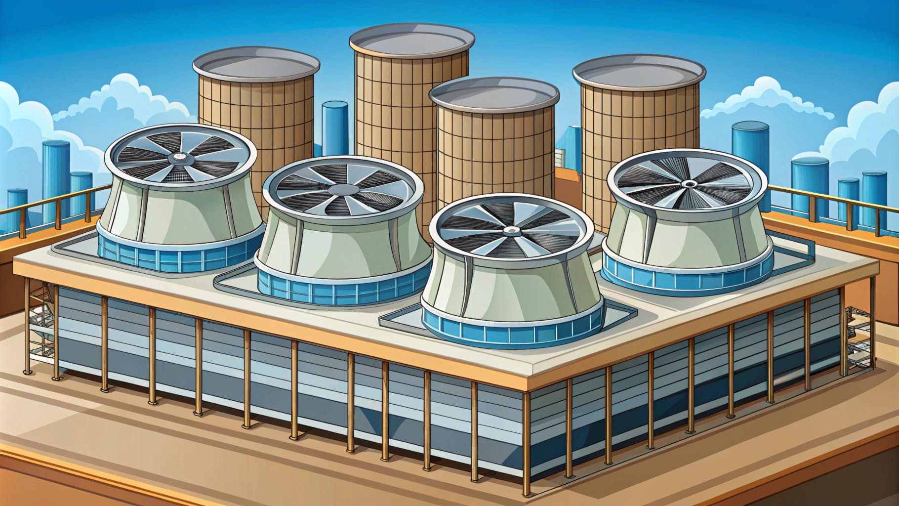 Проектирование градирен и принципы энергосбережения