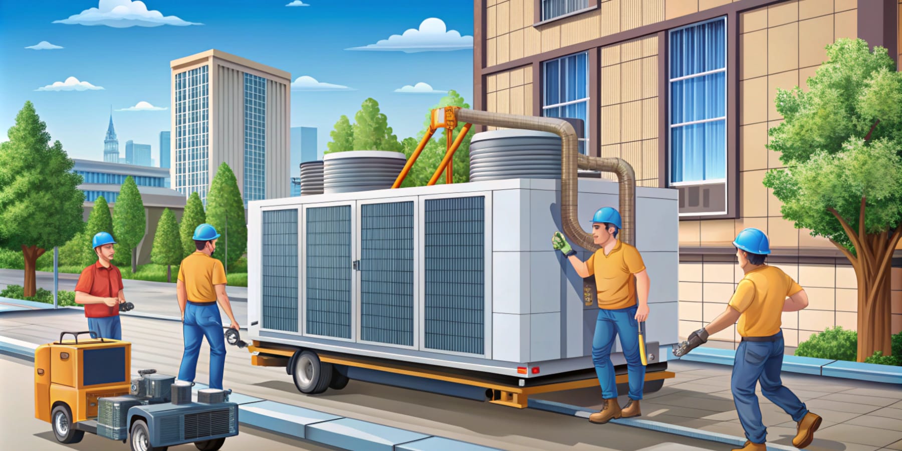 Установка чиллера