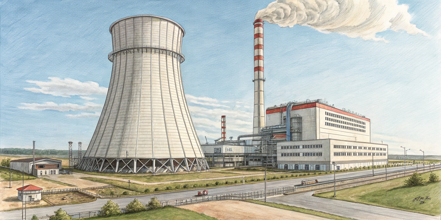 Что такое и как работает градирня на ТЭЦ