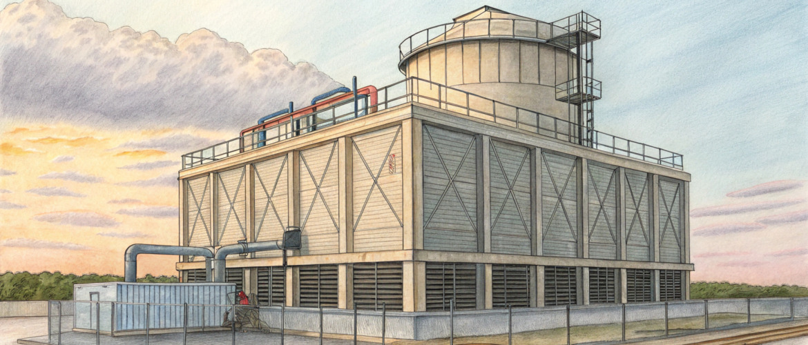 Для чего охлаждают воду в градирнях