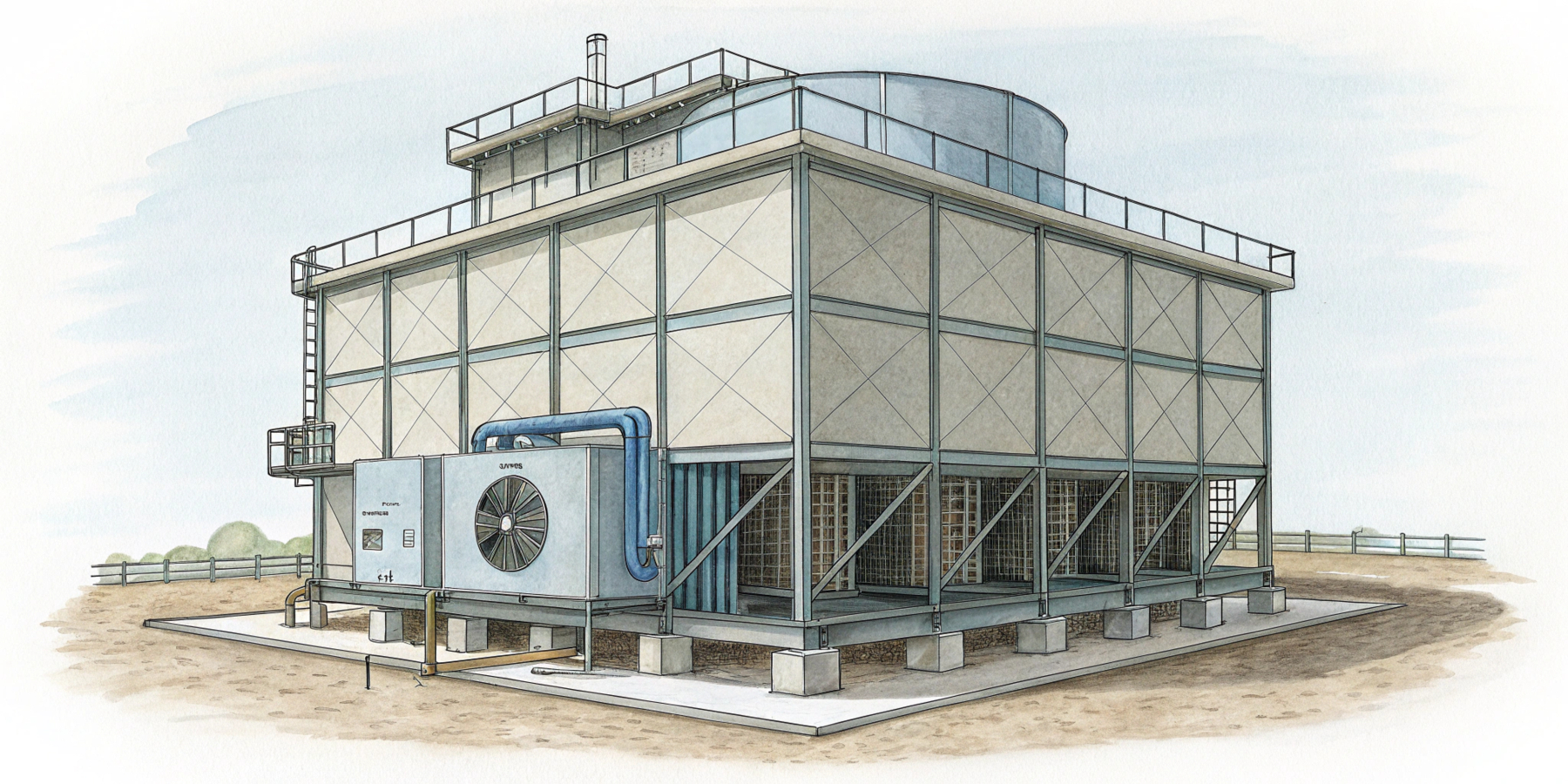 Где устанавливают градирни