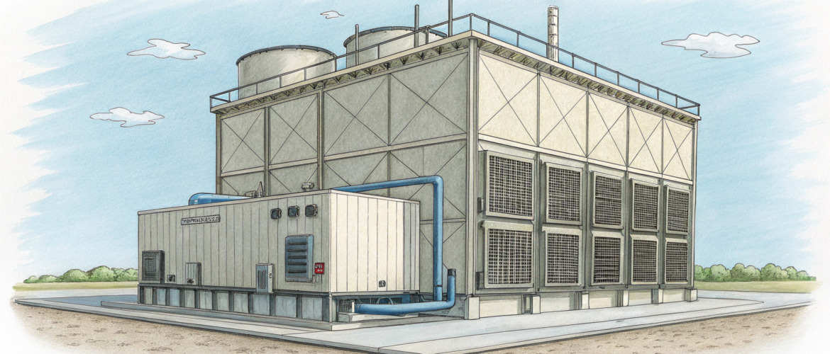 Из чего состоит градирня