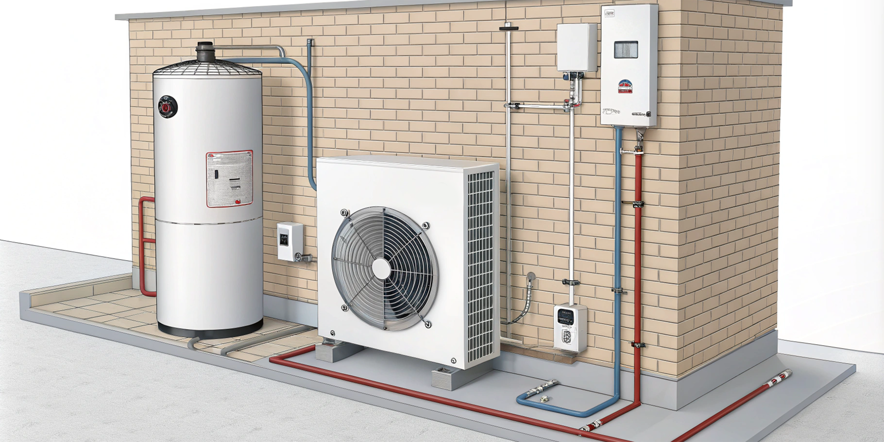 Этапы подключения теплового насоса к теплому полу