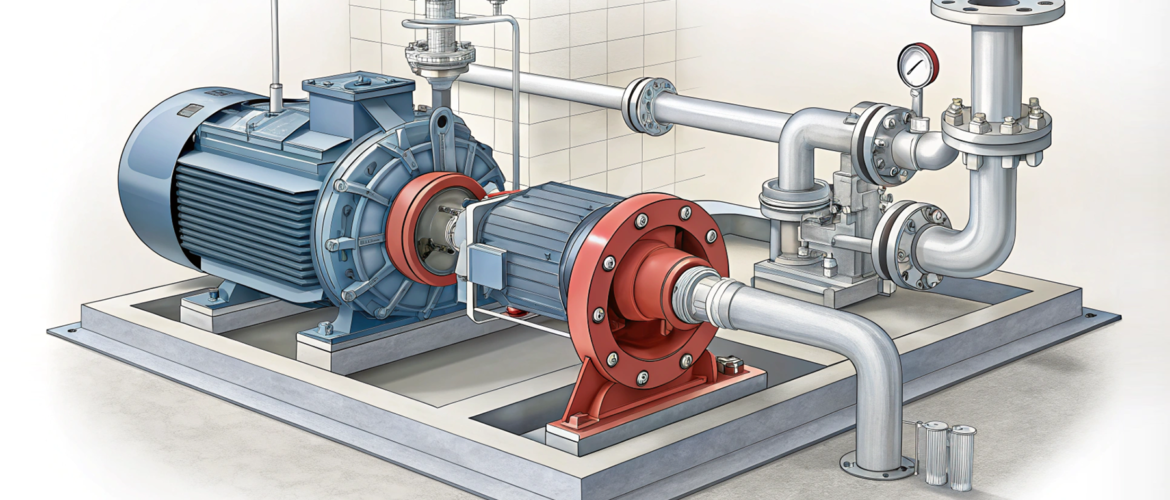 Как регулируется подача и напор центробежного насоса