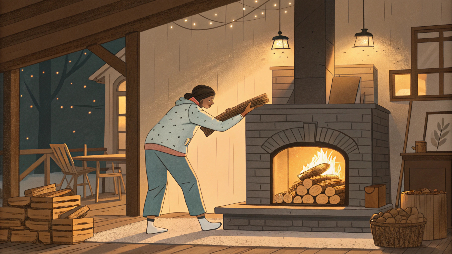 Как сделать так, чтобы дрова горели дольше