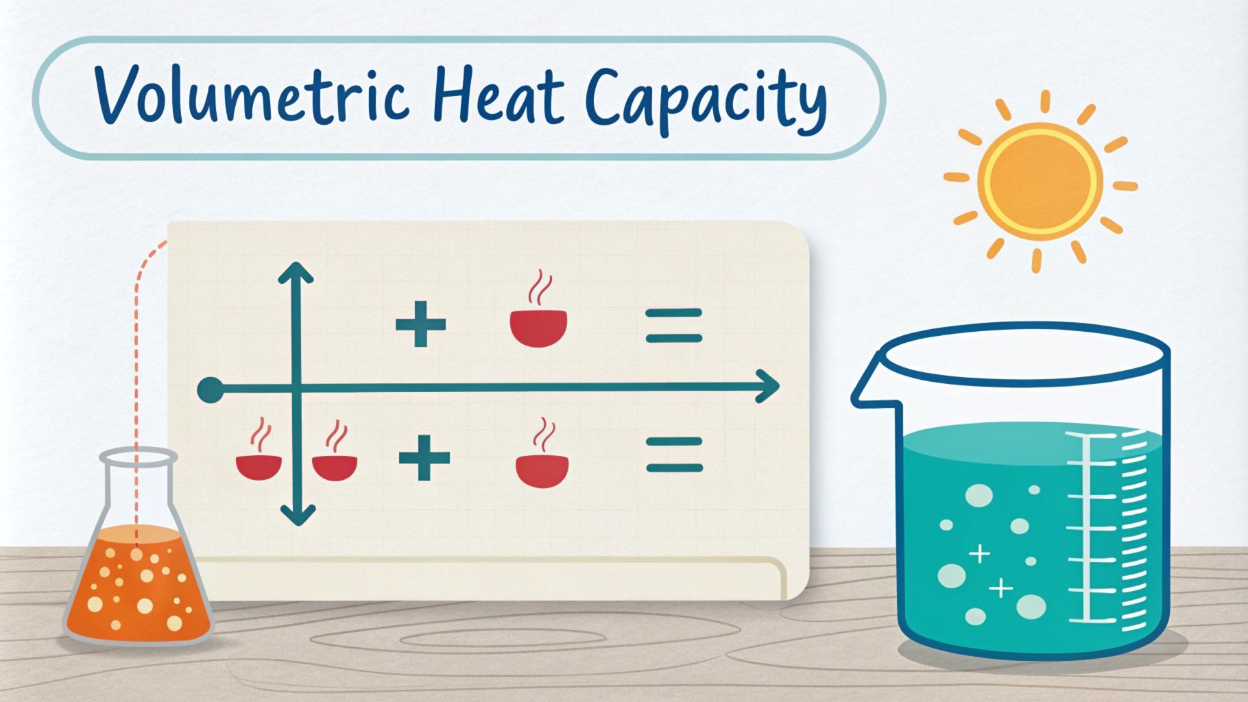 Определение объемной теплоемкости