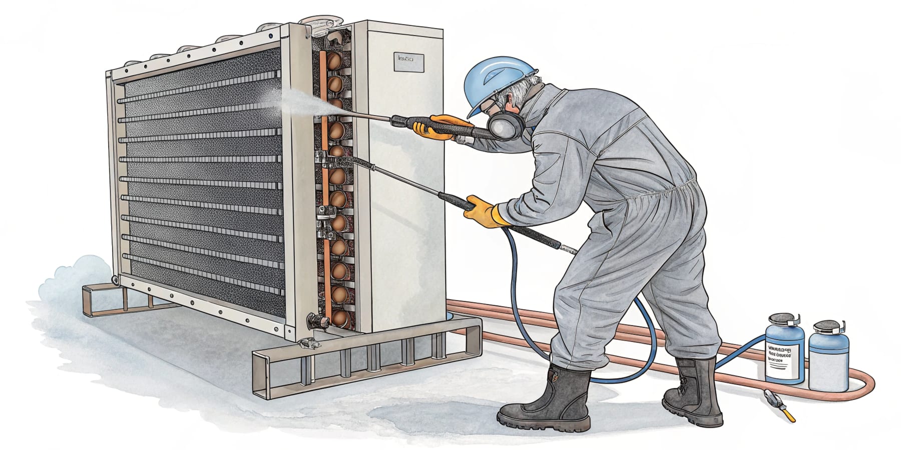 Поддержание чистоты и защита микроканальных теплообменников