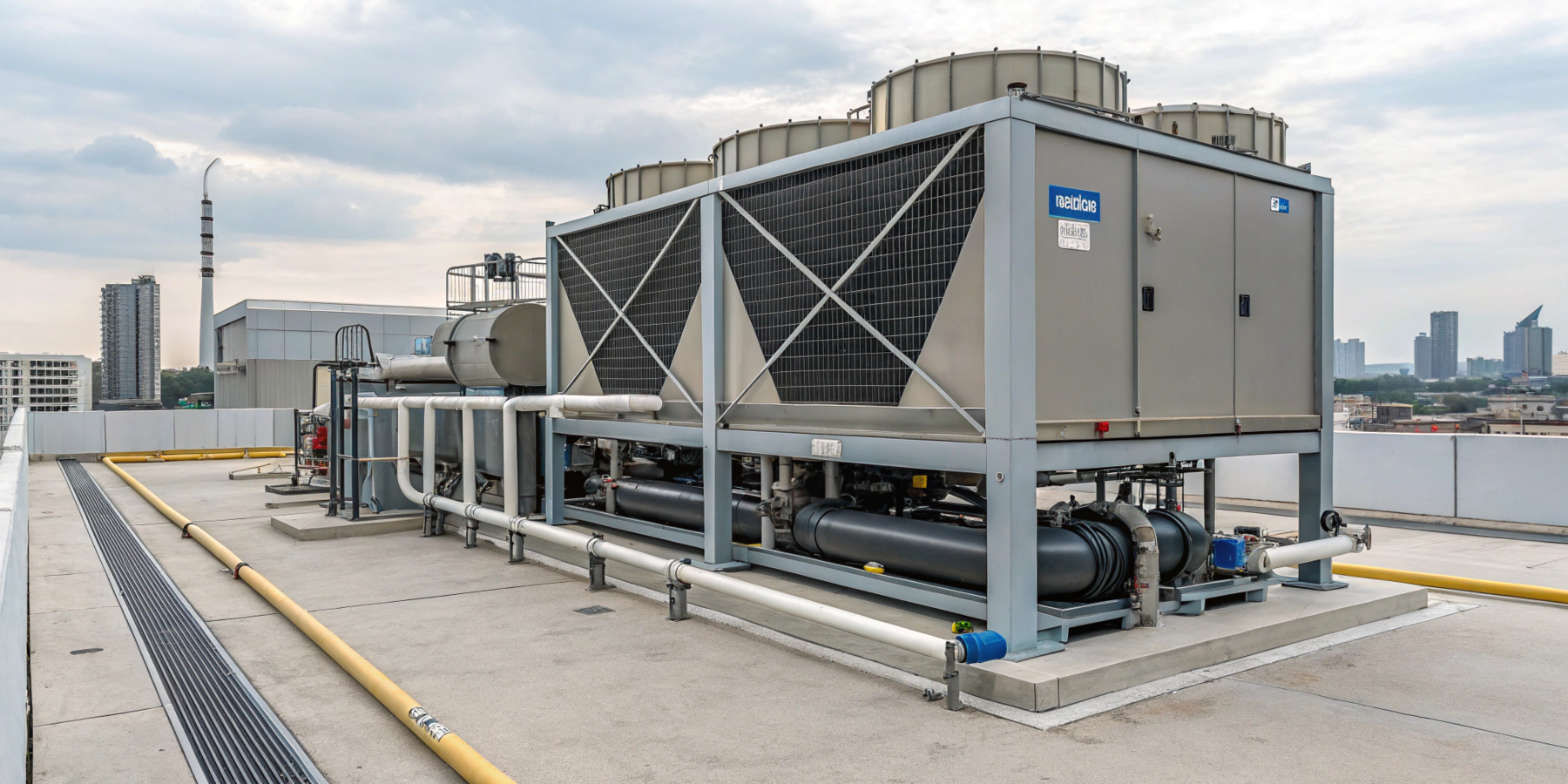 Применение внешнего блока кондиционера как чиллера