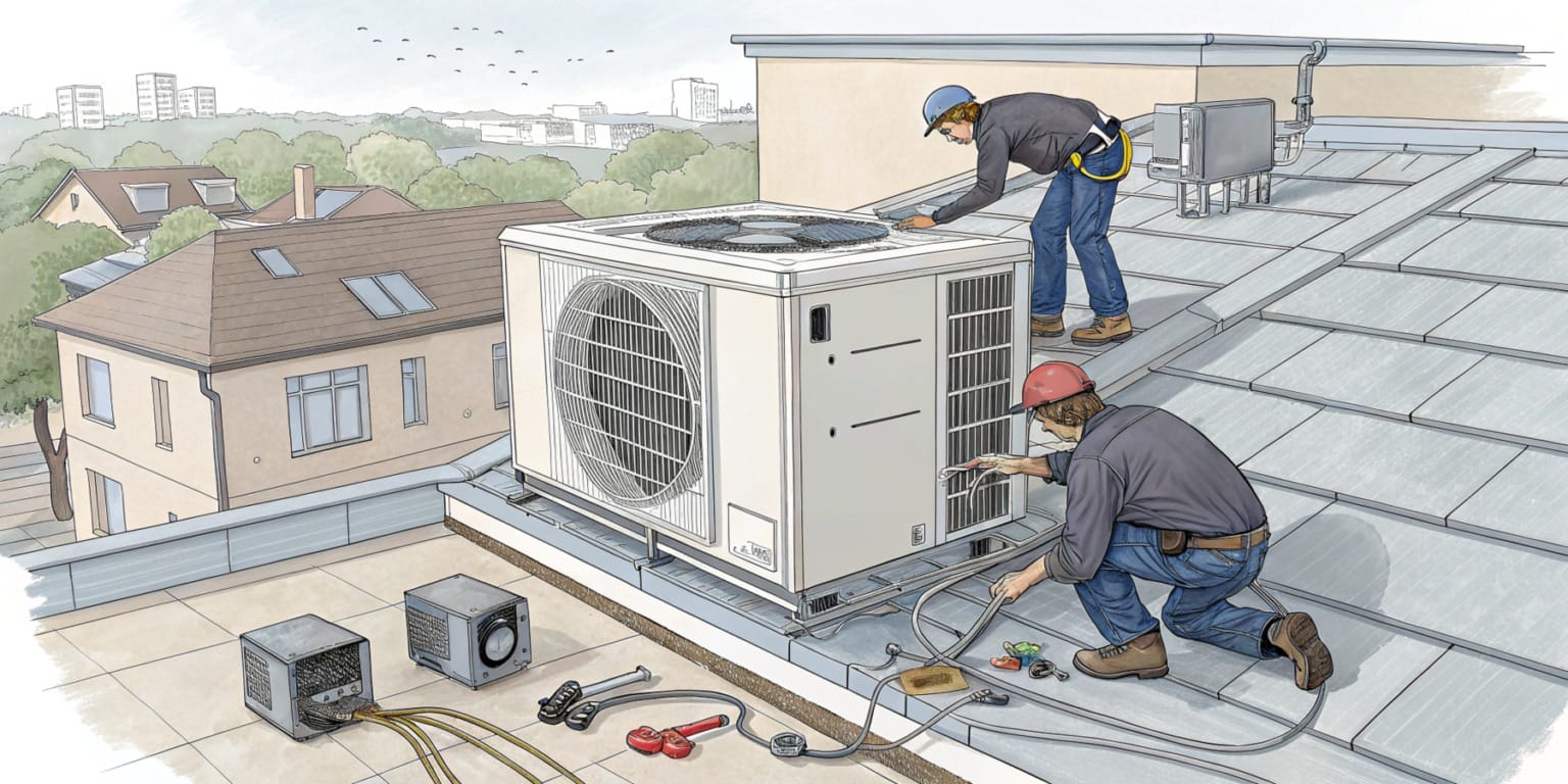 Руфтоп принцип роботи системи кондиціювання