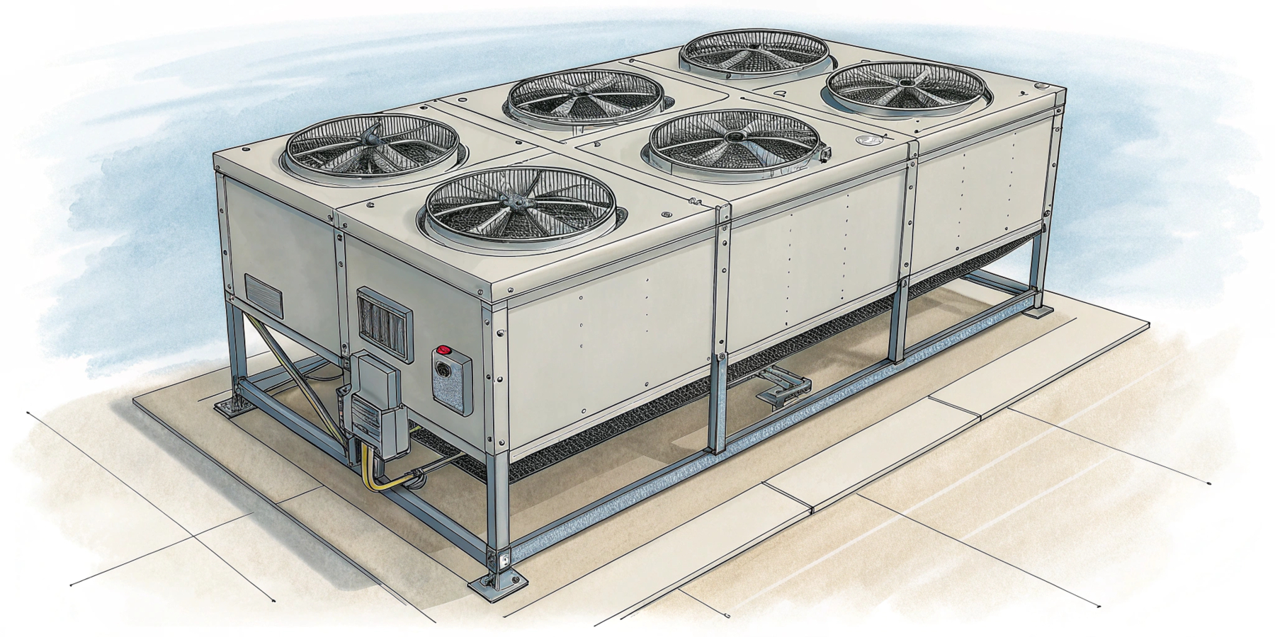 Сухие градирни закрытого типа (драйкулеры)