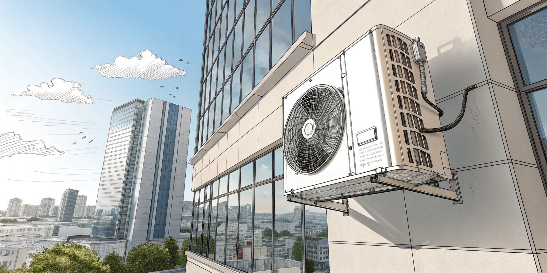 Внешний блок кондиционера как чиллер