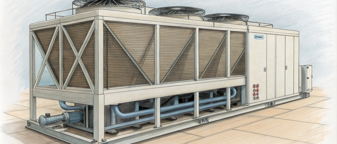 Как работает сухая градирня: объясняем простыми словами