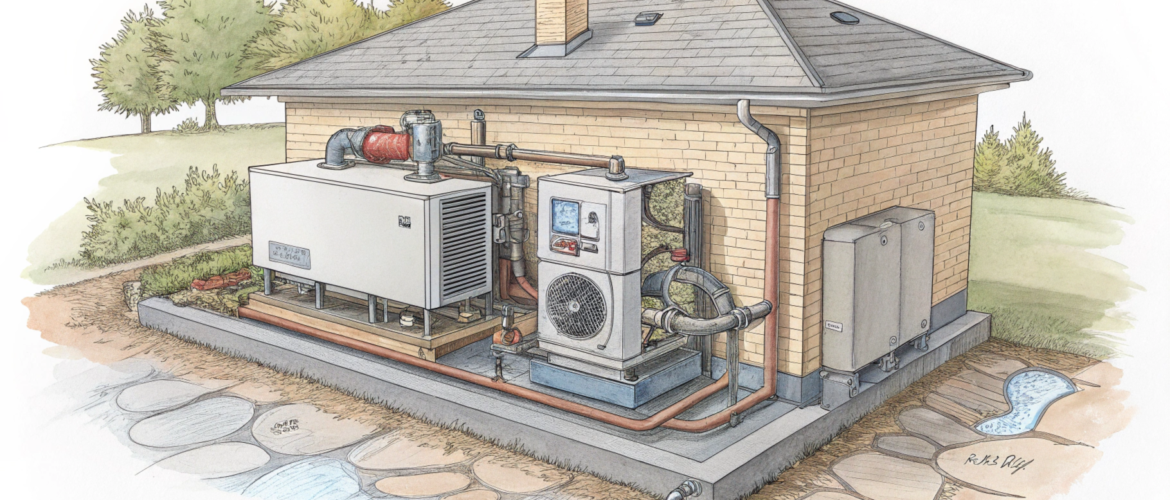 Чем геотермальный тепловой насос отличается от воздушного