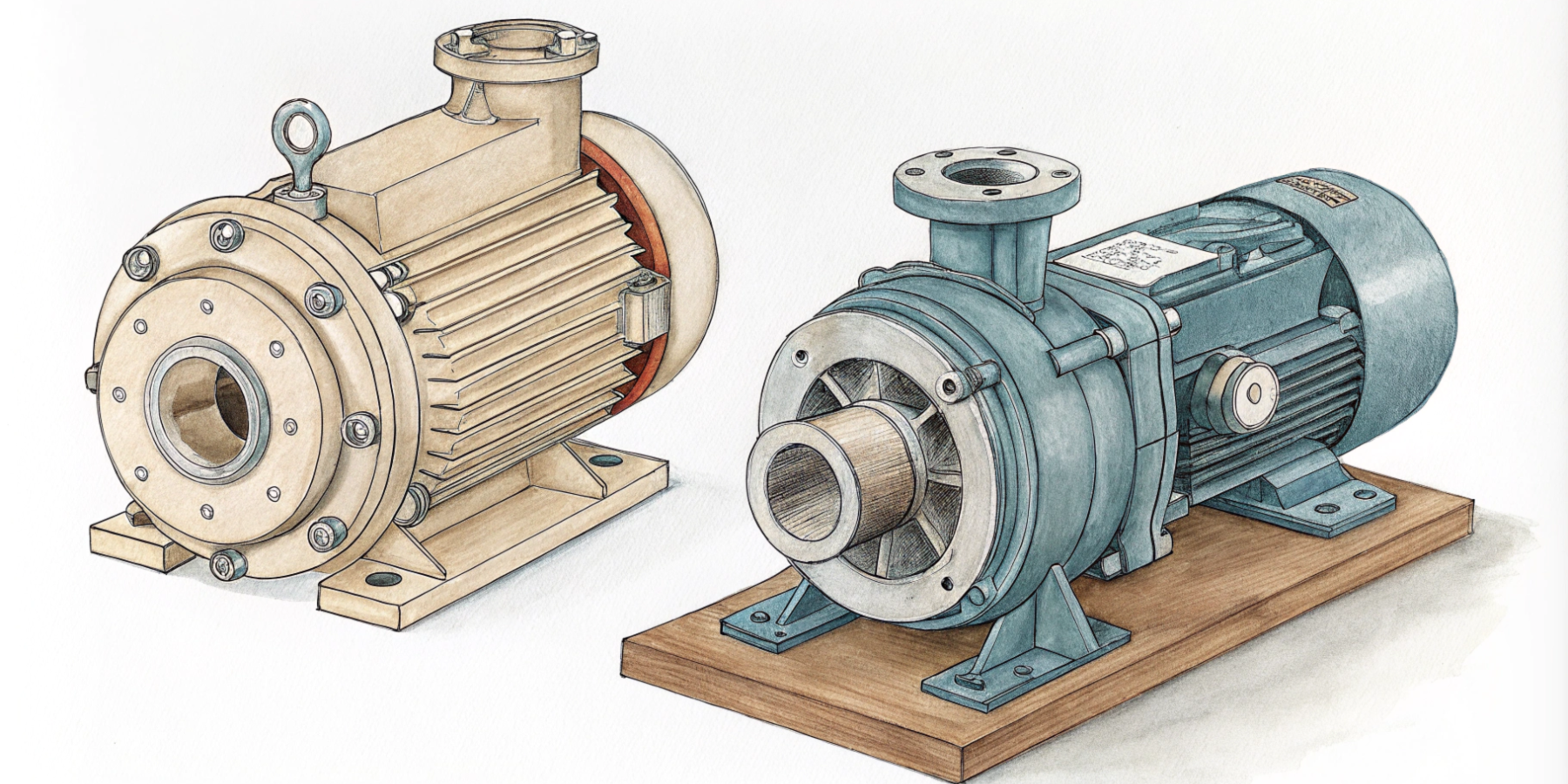 Чем отличается центробежный насос от циркуляционного
