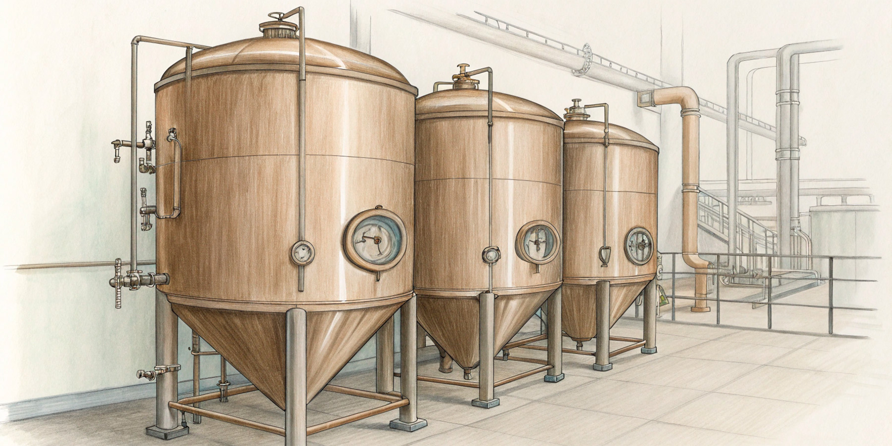 цилиндро конический танк