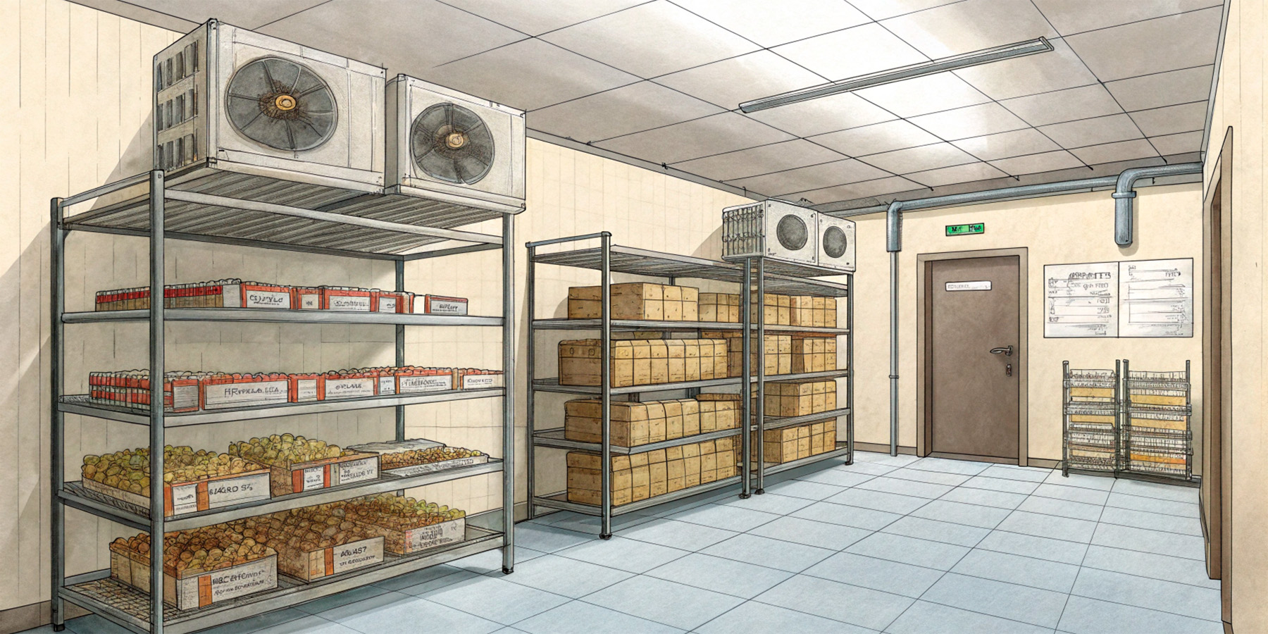 Для зберігання яких продуктів призначена холодильна камера низькотемпературна?