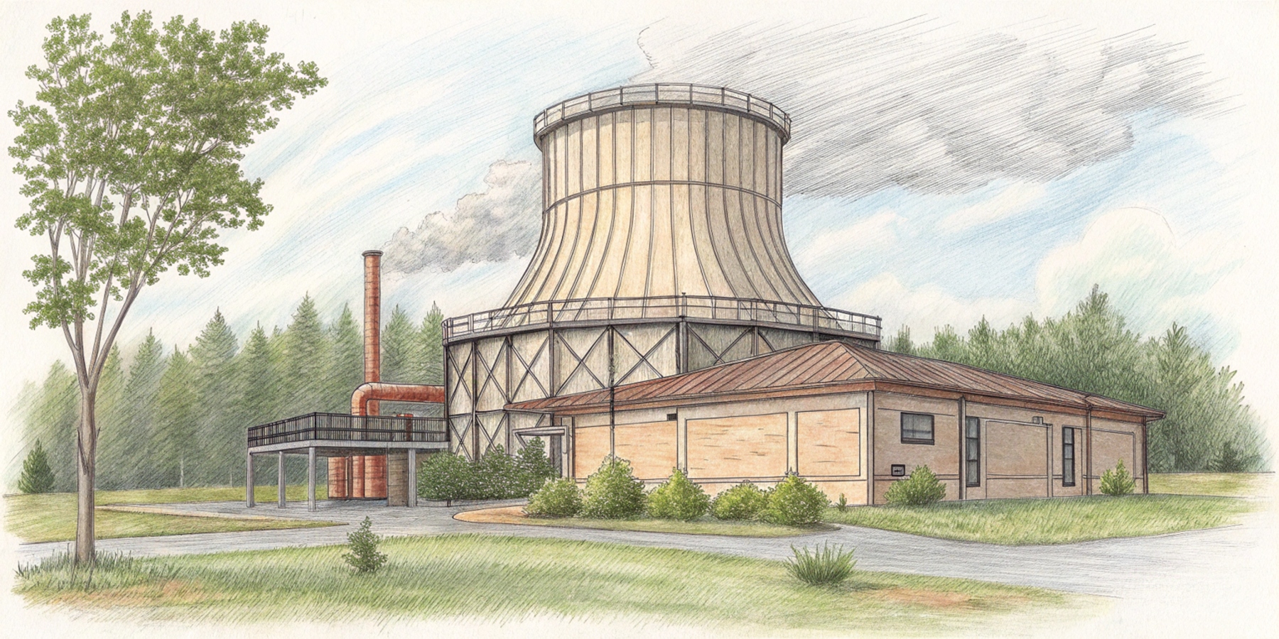 испарительные градирни - принцип работы