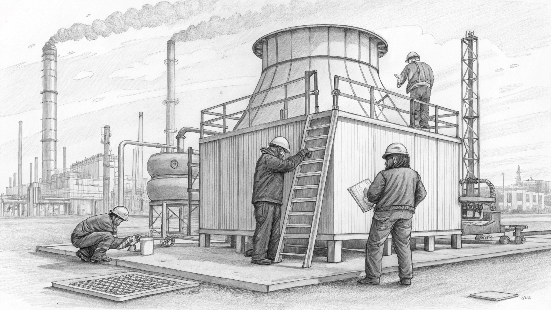 Правильна експлуатація градирні: як обслуговувати градирні залежно від типу