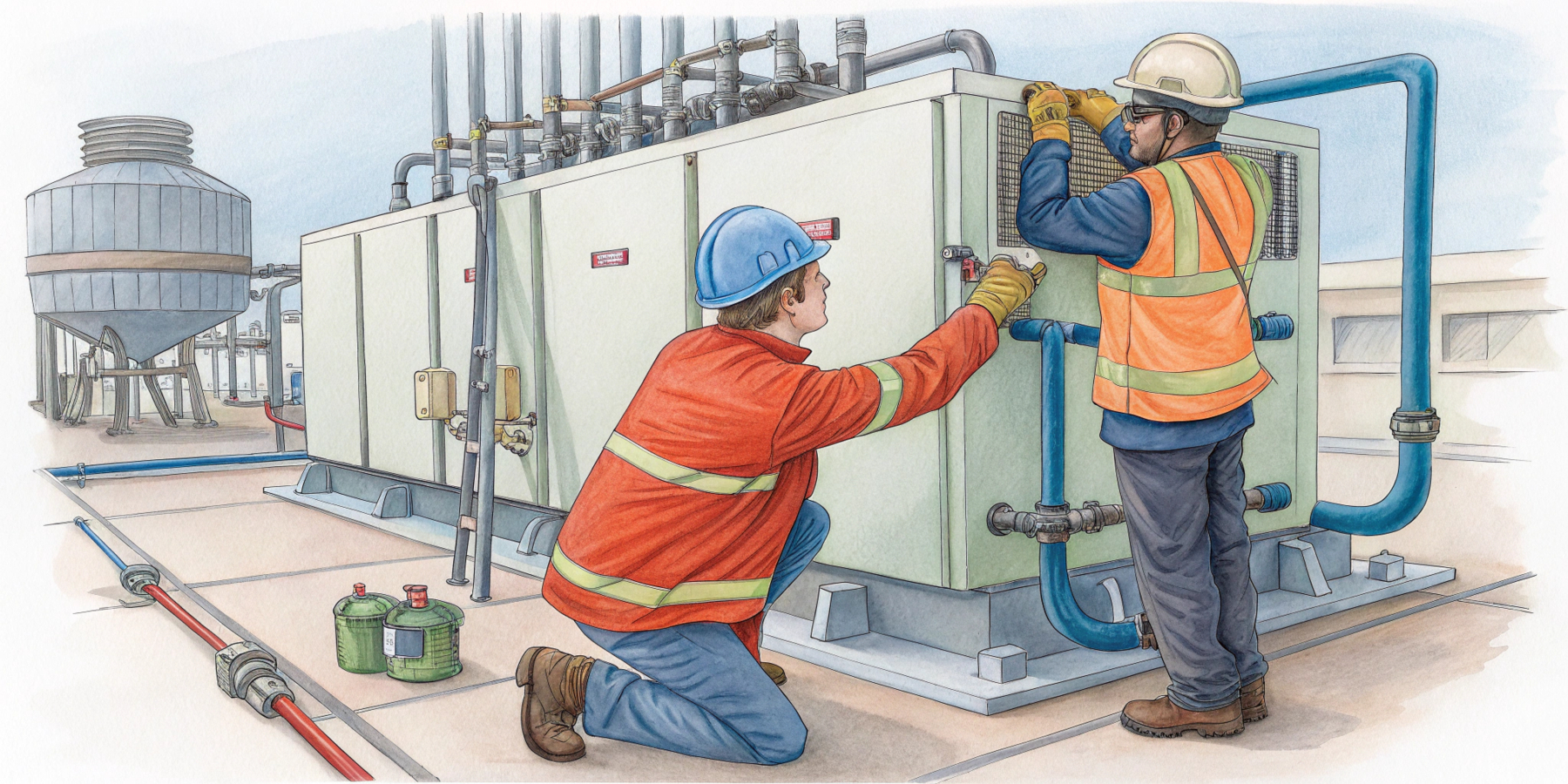 Как правильно запустить чиллер