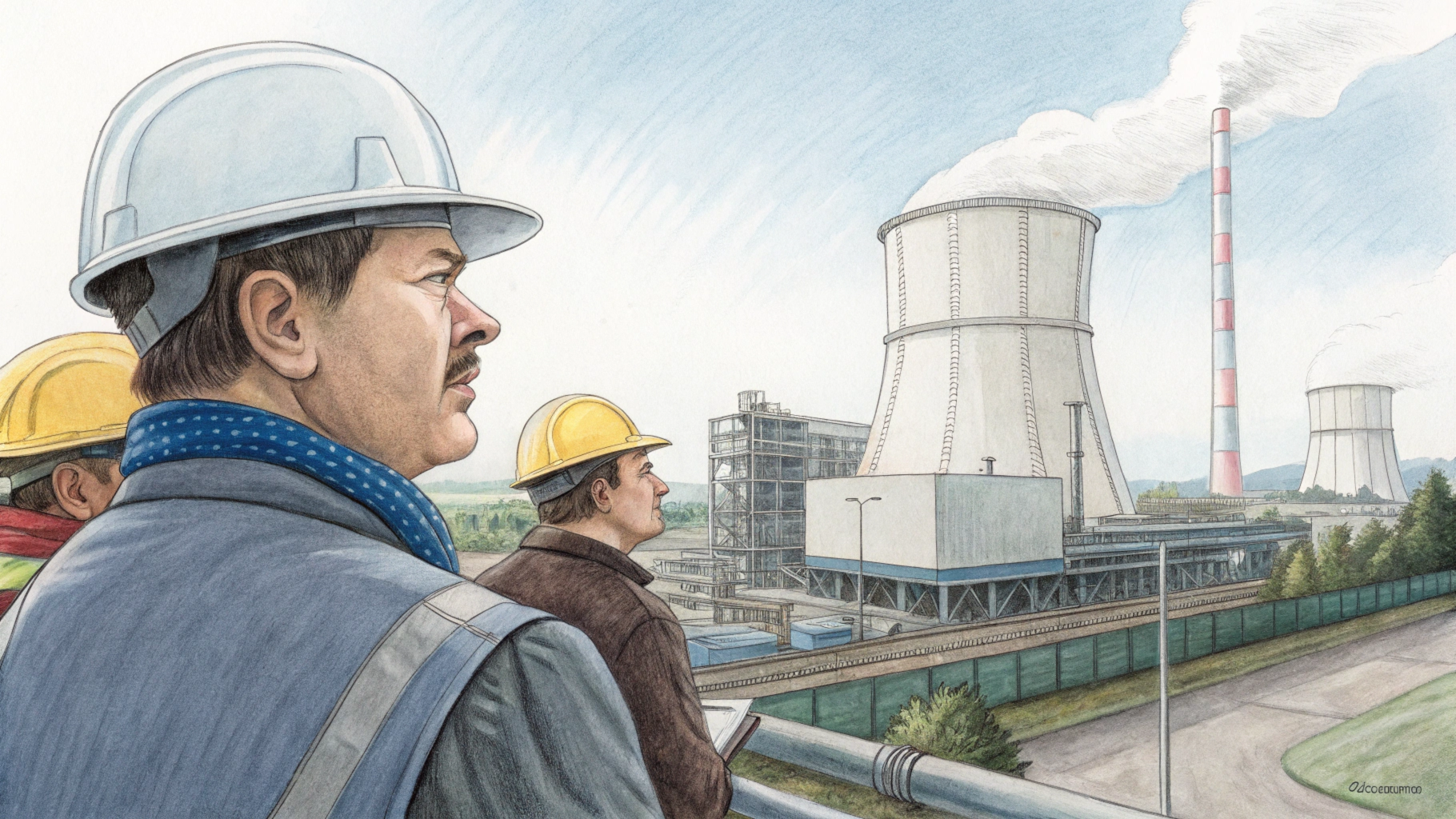 Как работает башенная градирня?