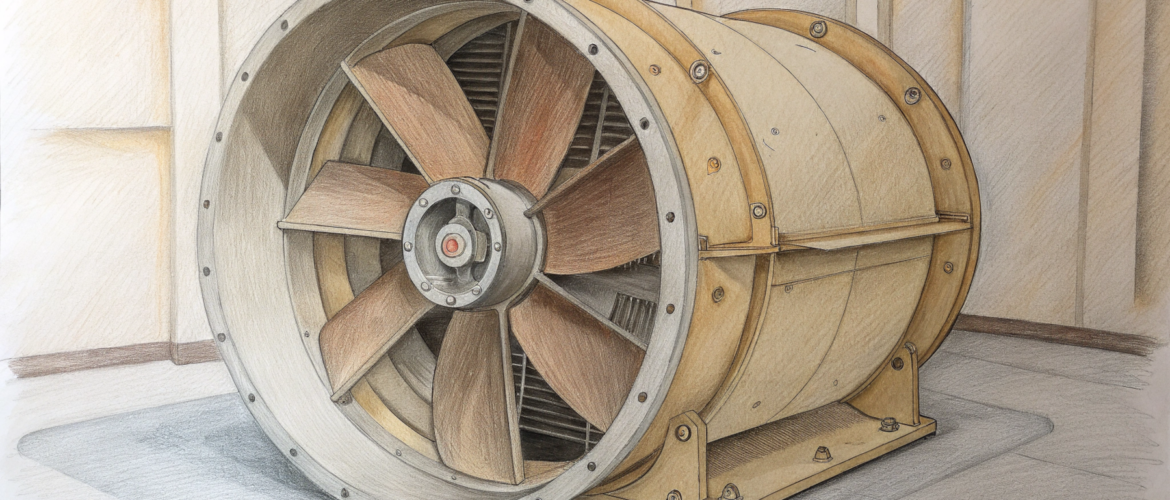 Какие типы вентиляторов применяются в градирнях