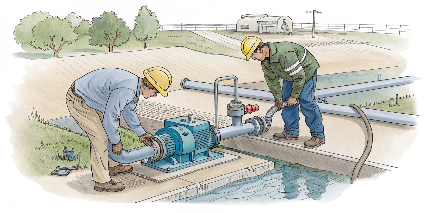 По способу подачи жидкости в насосе – одностороннее и двустороннее всасывание