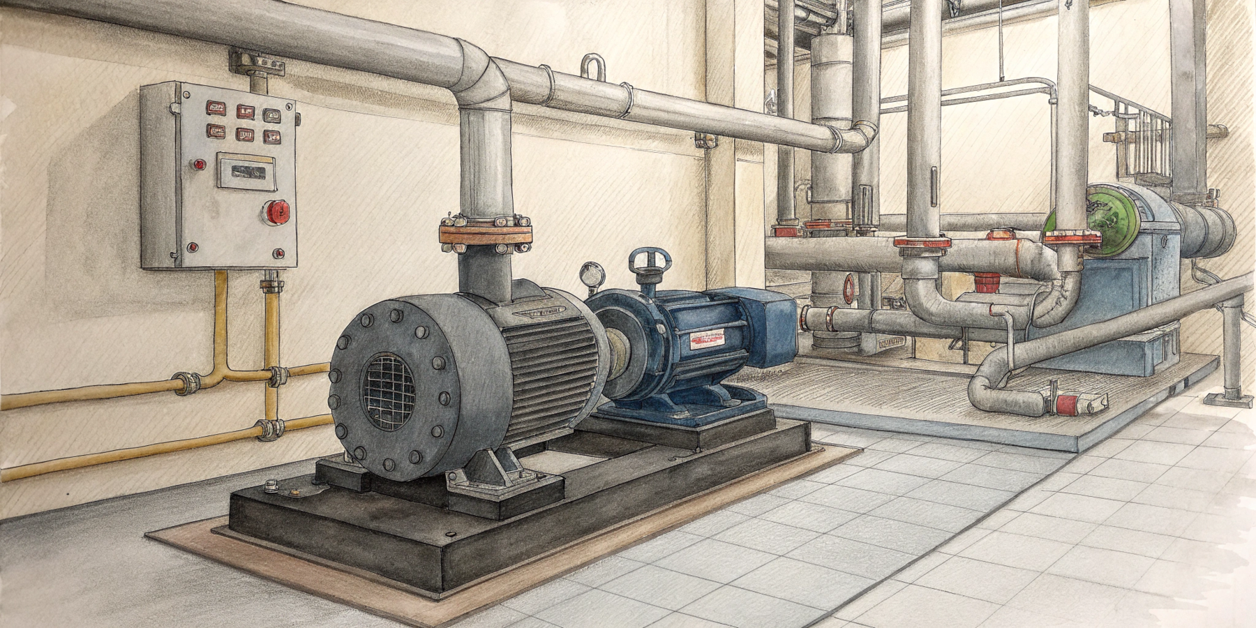 Почему поршневой насос создает большее давление, чем центробежный