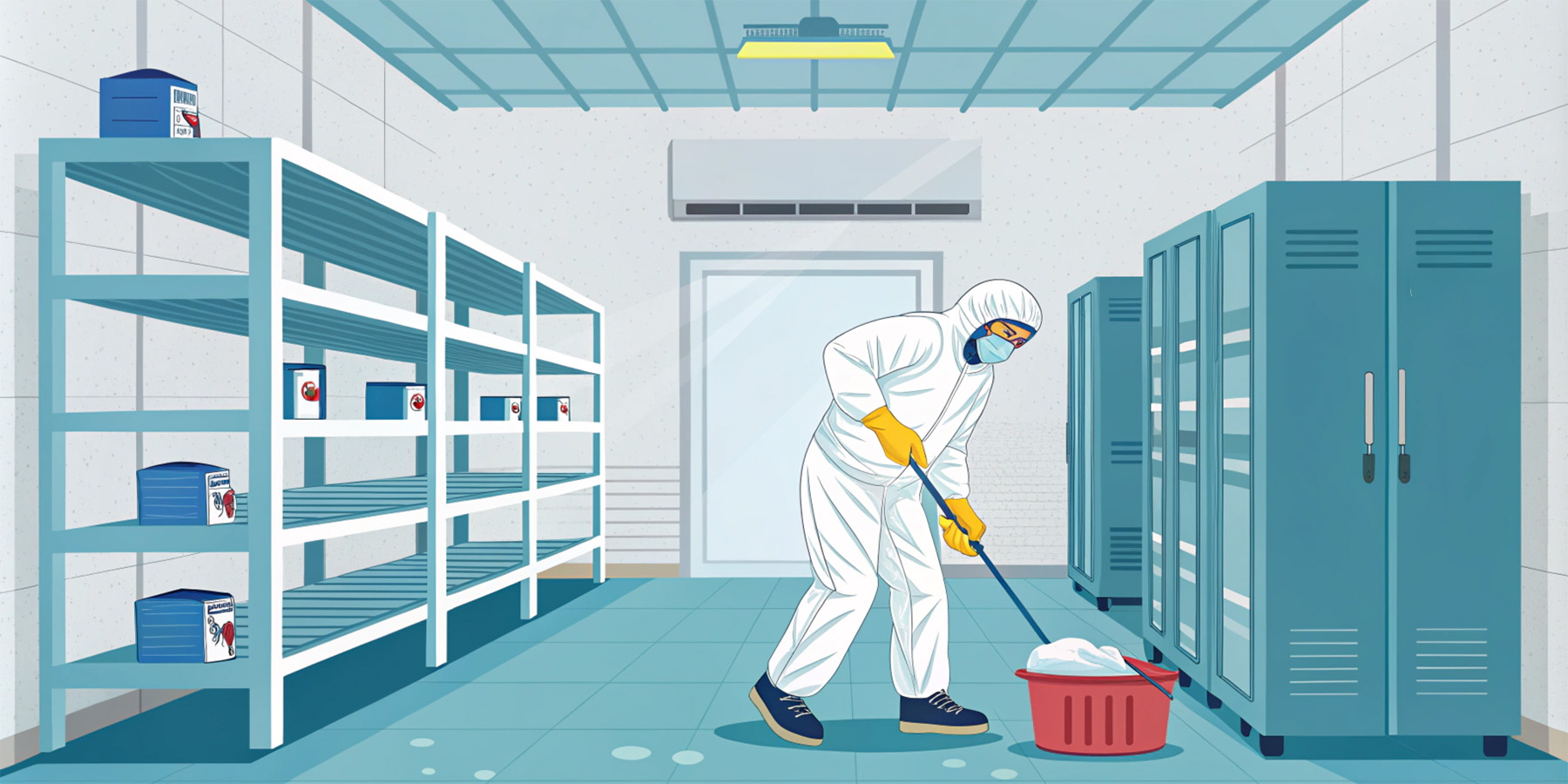 Санитарная обработка холодильных камер