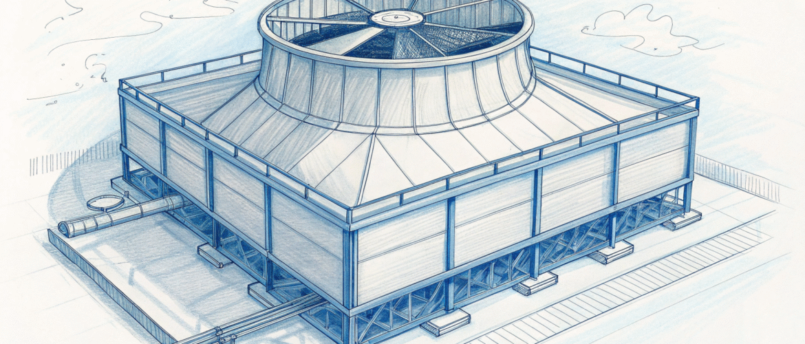 Испарительная градирня (испарительный охладитель): что это и как работают испарительные градирни