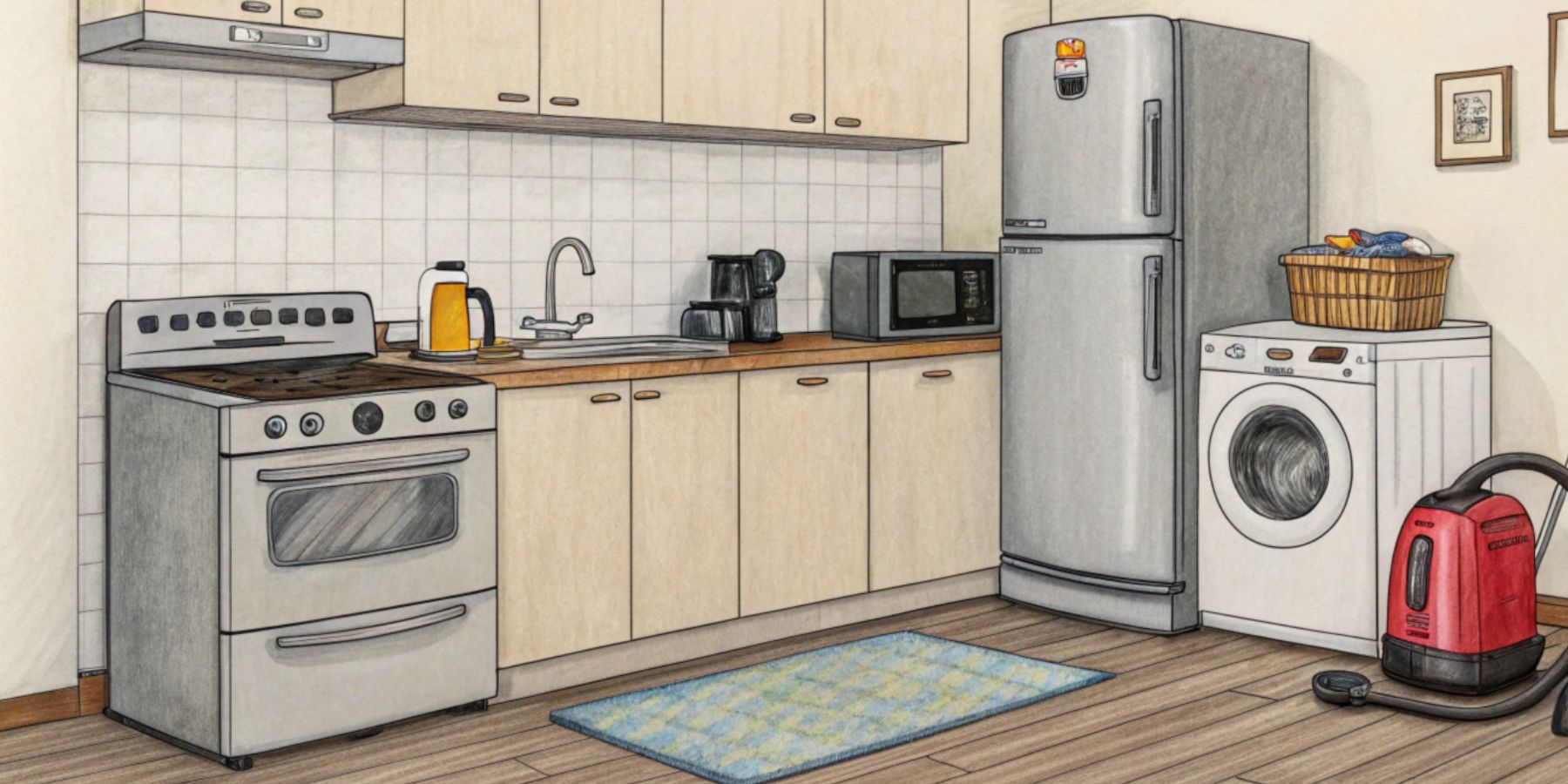 Скільки електроенергії споживає побутова техніка. Таблиця споживання побутовими приладами