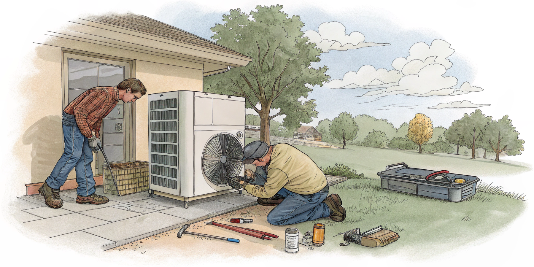 Уход за тепловым насосом для увеличения срока службы