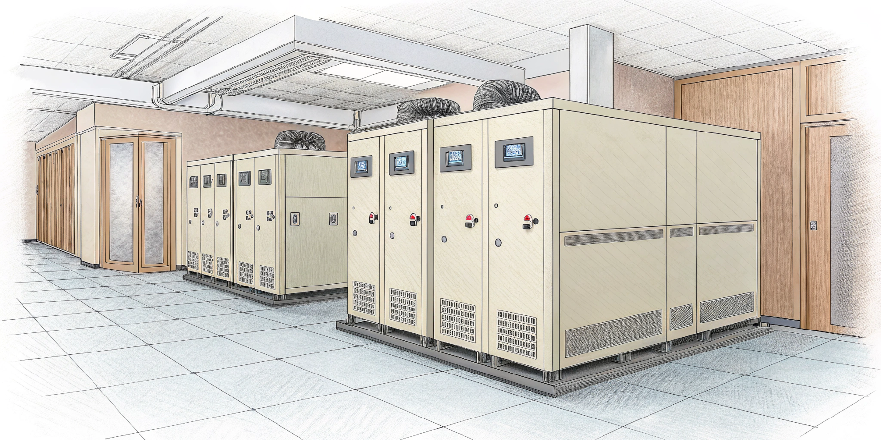 Чиллеры для охлаждения серверных помещений