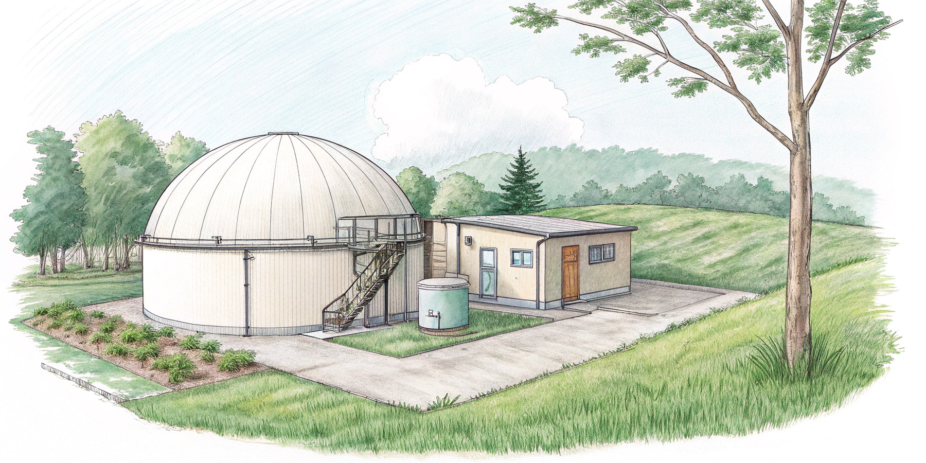 Что такое биогазовая установка?