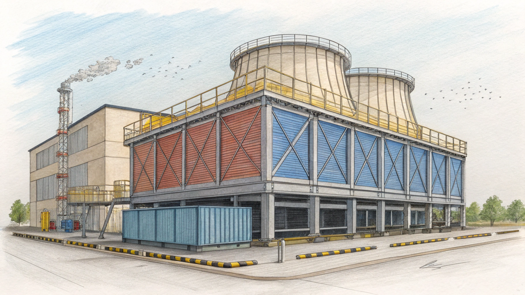 Что такое эжекционные градирни