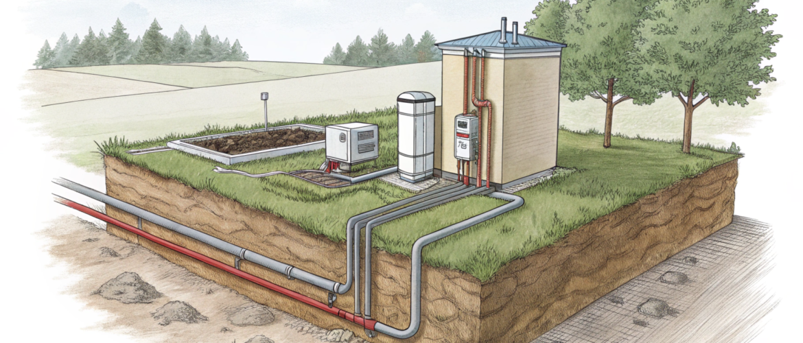 Геотермальный тепловой насос с горизонтальным контуром: что это такое и принцип работы