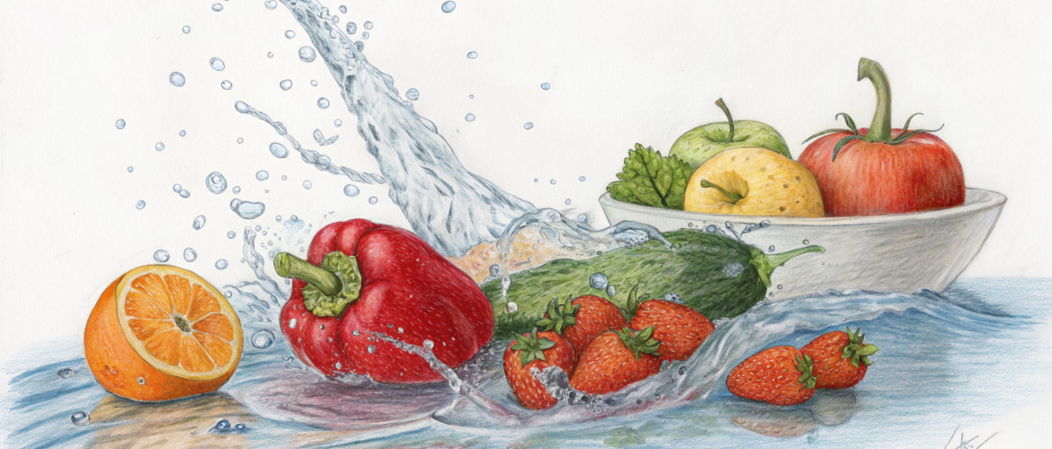 Гидроохлаждение продуктов ледяной водой