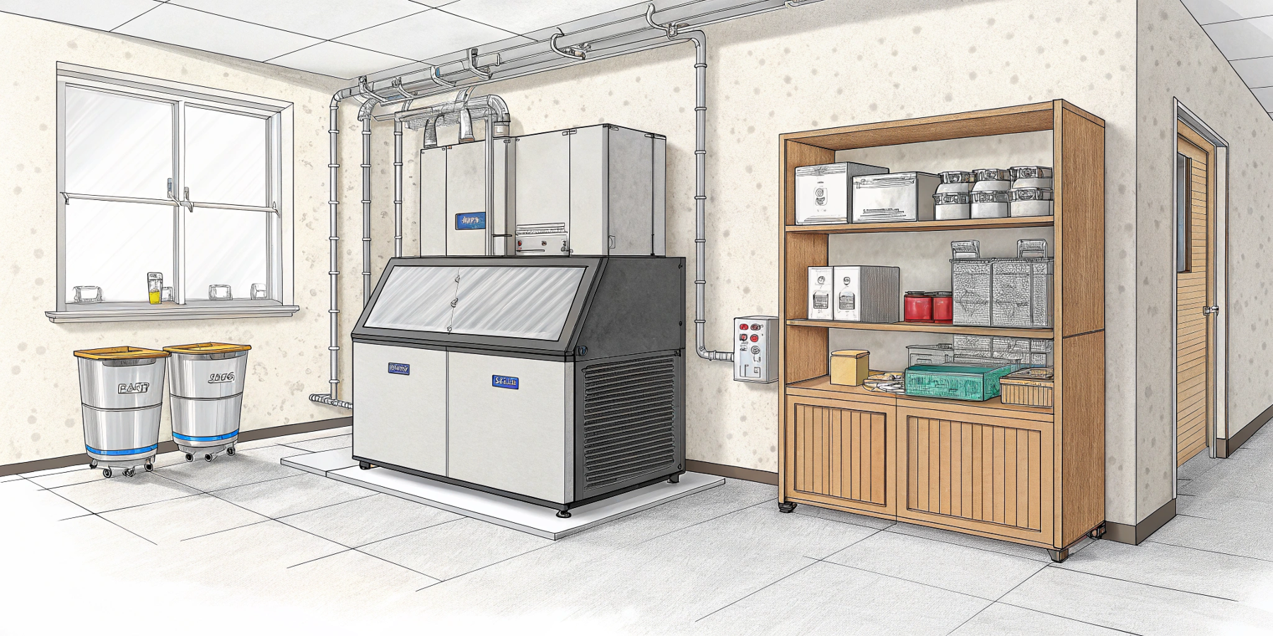 Как производится чешуйчатый лед