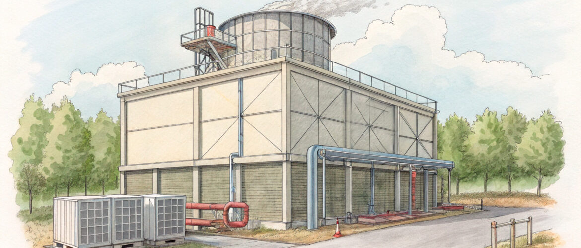 Что такое вентиляторная градирня?