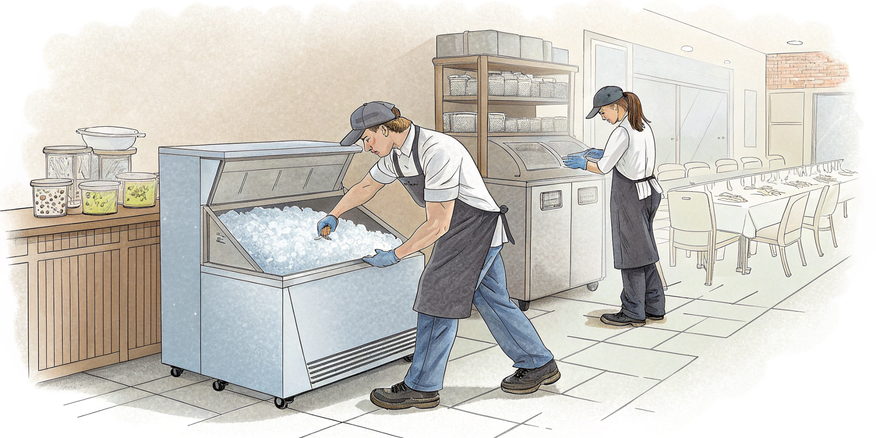 Как разморозить льдогенератор и восстановить его работоспособность