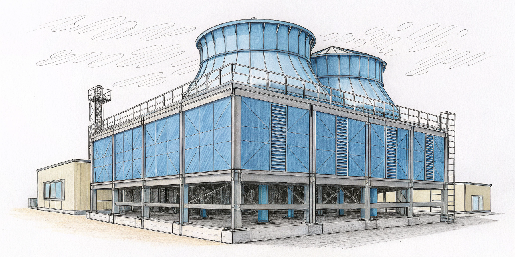 Какое основное преимущество имеет вентиляторная градирня по сравнению с башенной